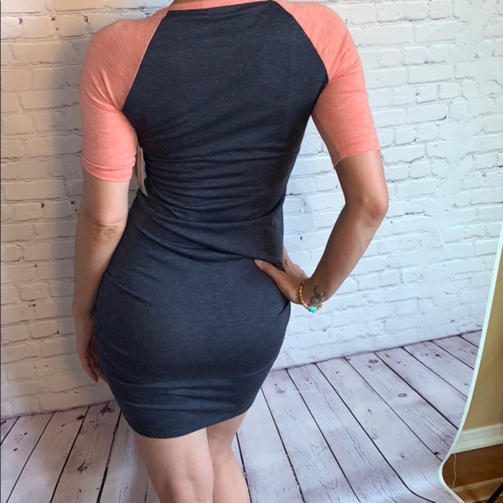SOFT T-Shirt sheath dress knee length form fit XXS - Picture 4 of 8